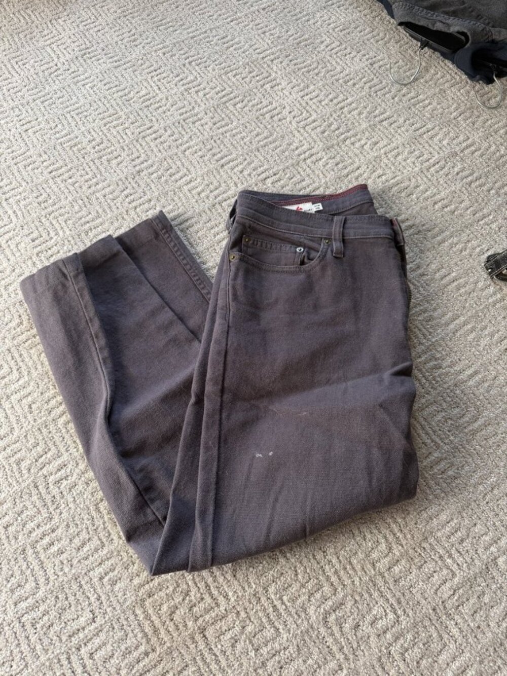 American Giant Roughneck Canvas Pants Charcoal 32x30